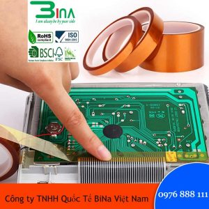 Băng dính chịu nhiệt độ cao 250 – 500 độ C Kapton