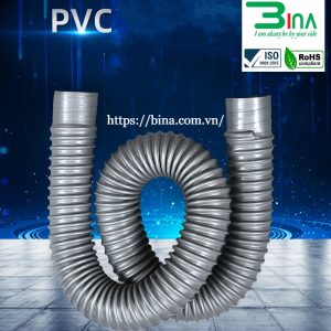 Ống ruột gà lõi thép luồn dây điện bọc PVC